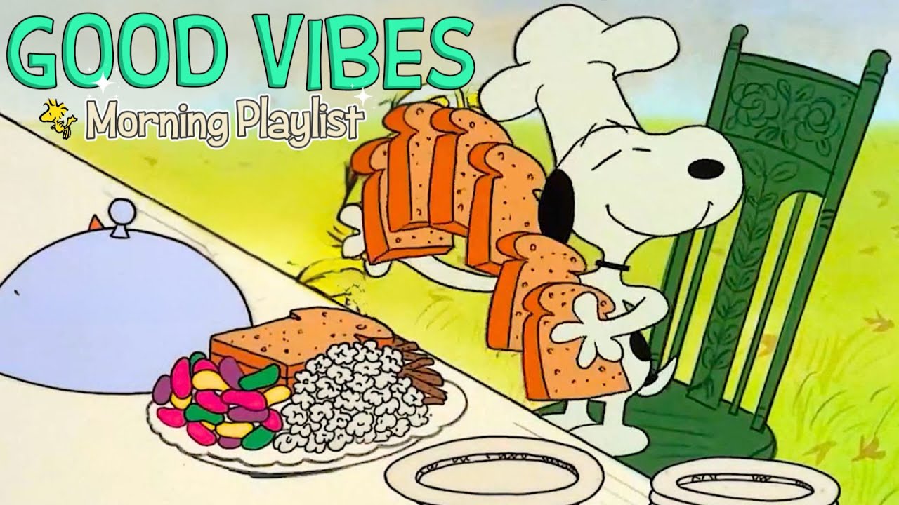 [𝐩𝐥𝐚𝐲𝐥𝐢𝐬𝐭] Good Vibes Morning Jazz with Chef Snoopy 🎧🥪 Old Jazz Music to Chill, Read, Relax,...