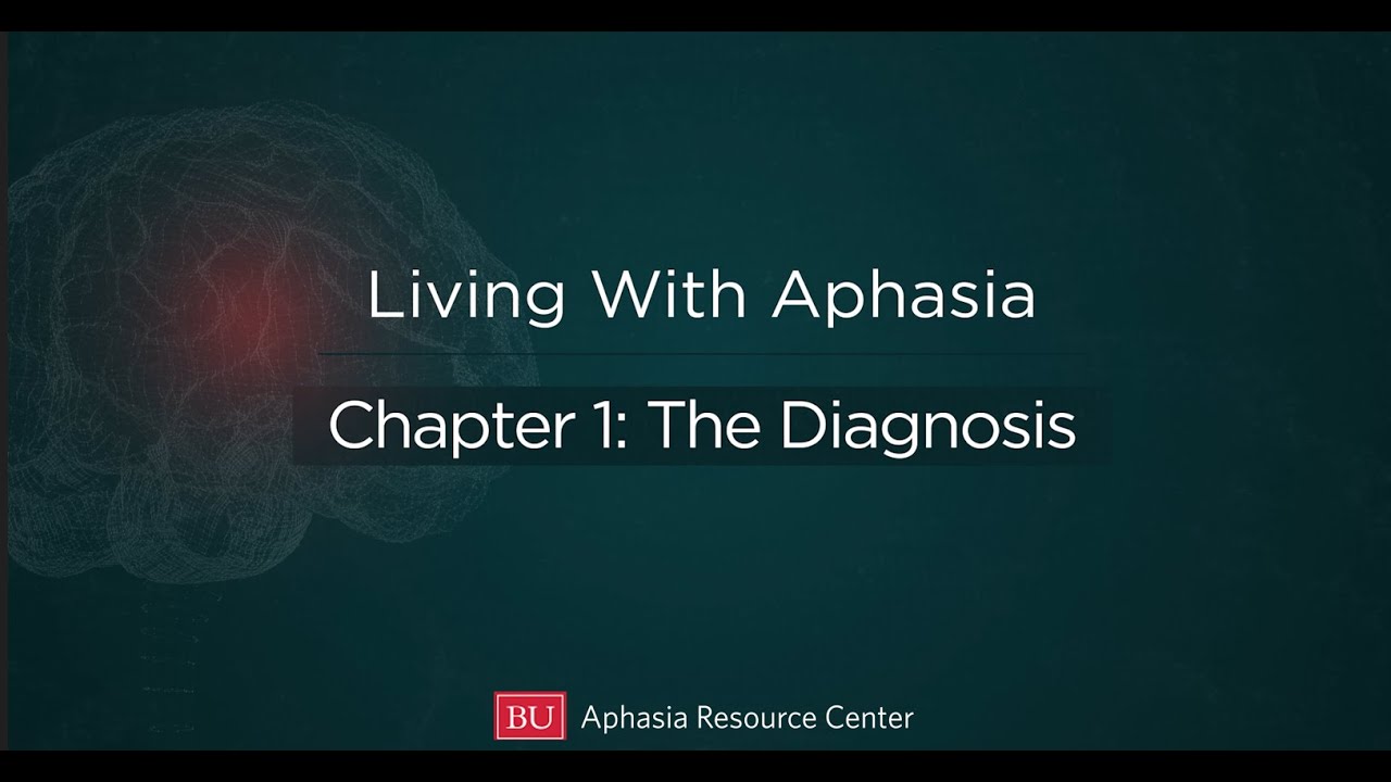 Living With Aphasia, Chapter 1: The Diagnosis