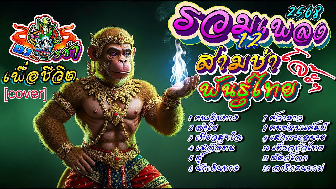 รวม12เพลงสามช่าเพื่อชีวิตพันธุ์ไทย โจ๊ะๆ 2568 [ ใหม่ ] ai // by-เอกปีศาจ
