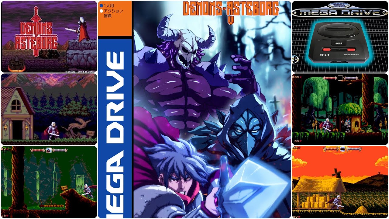 Borsuk Retro Gry TV: SEGA MEGADRIVE / GENESIS - DEMONS OF ASTEBORG (2019) Longplay Live #4