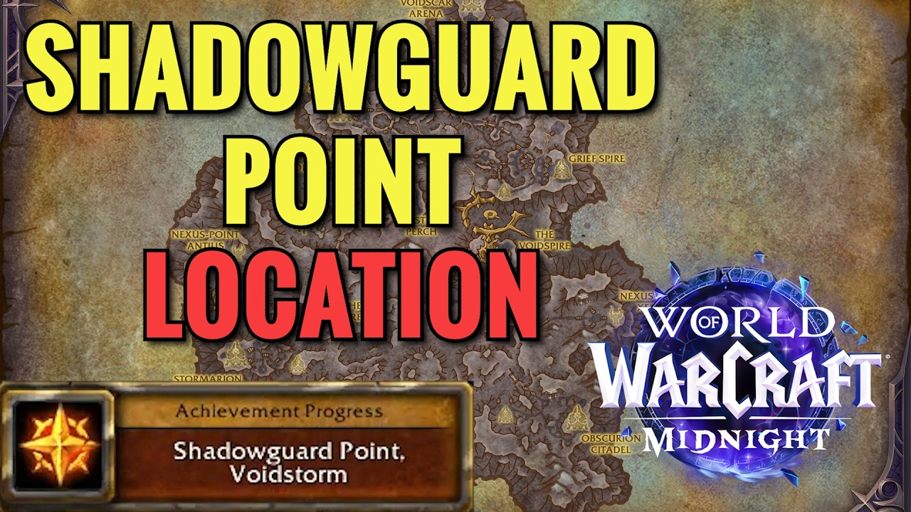 Shadowguard Point Location (Skyriding Glyph) (WoW Midnight)