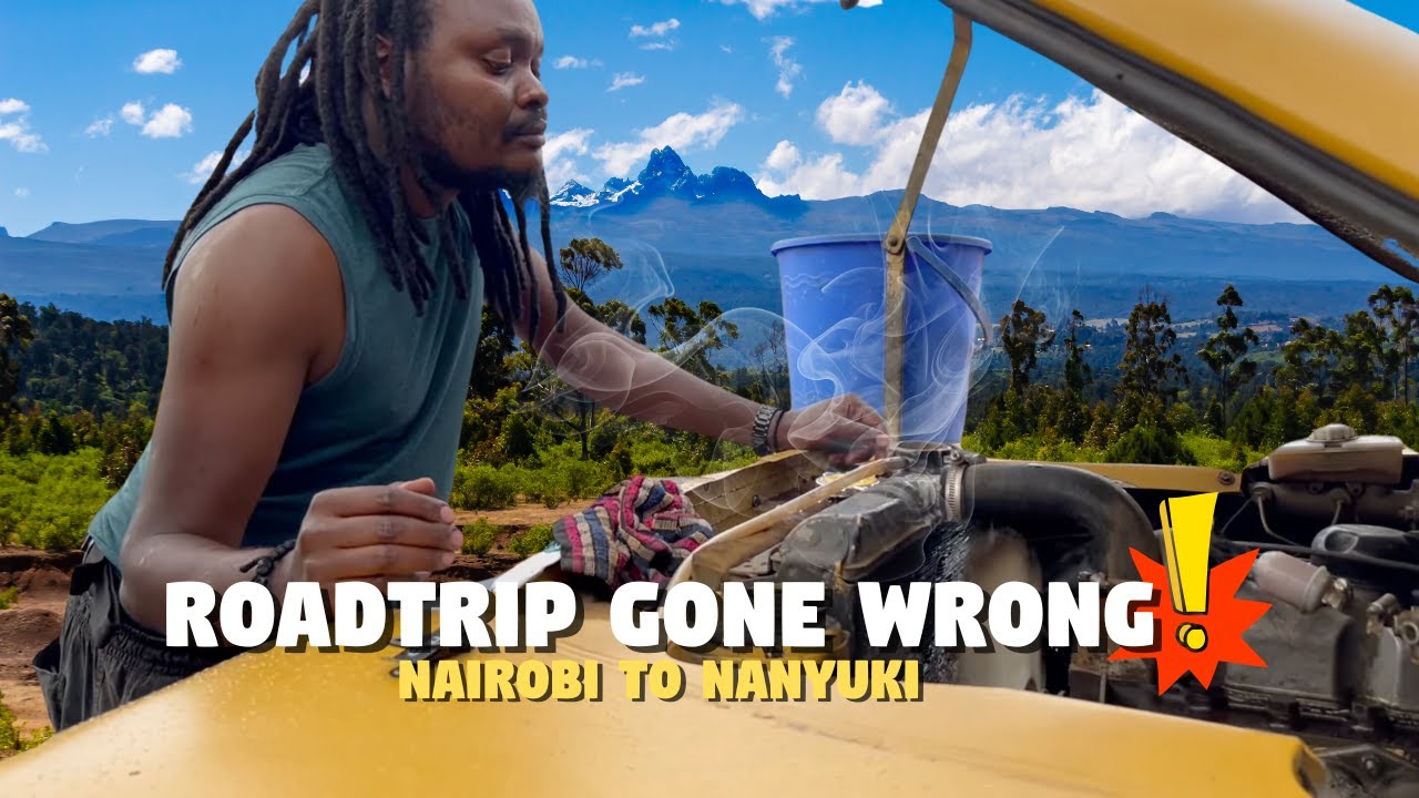 Roadtrip Gone Wrong! 😱 Overheating Drama & Foodie Stops | Nairobi to Nanyuki