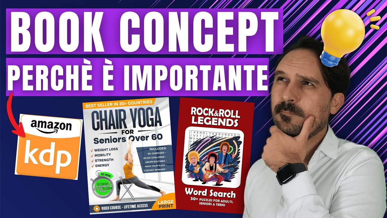FAI QUESTO e trova il BOOK CONCEPT vincente per tutti i tuoi libri su Amazon KDP!