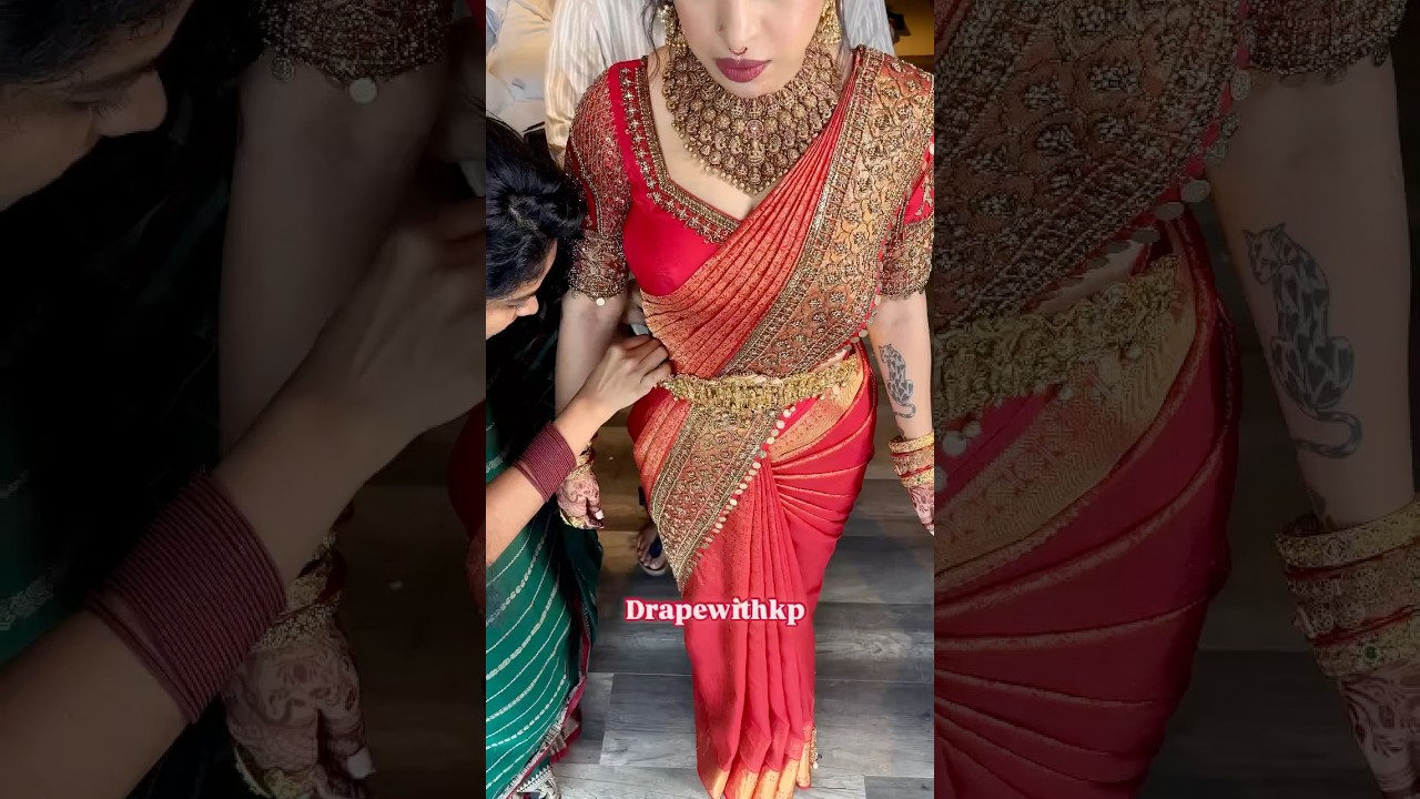 Sareedraping | Drapewithkp| wedding