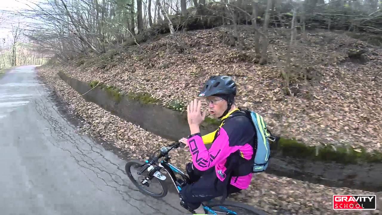 Gravity School rides ebikes