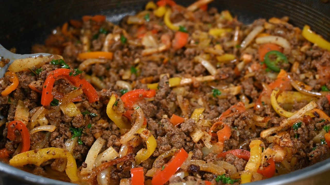 Приготовьте йеменский фарш из говядины стир-фрай вкусным и простым способом!