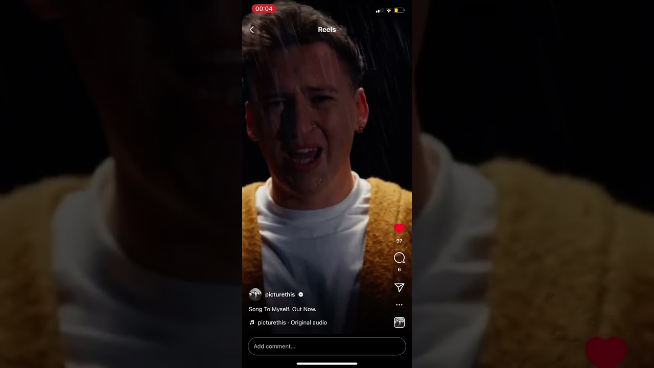 Ryan Hennessy (Picture This) Instagram Story March 2023