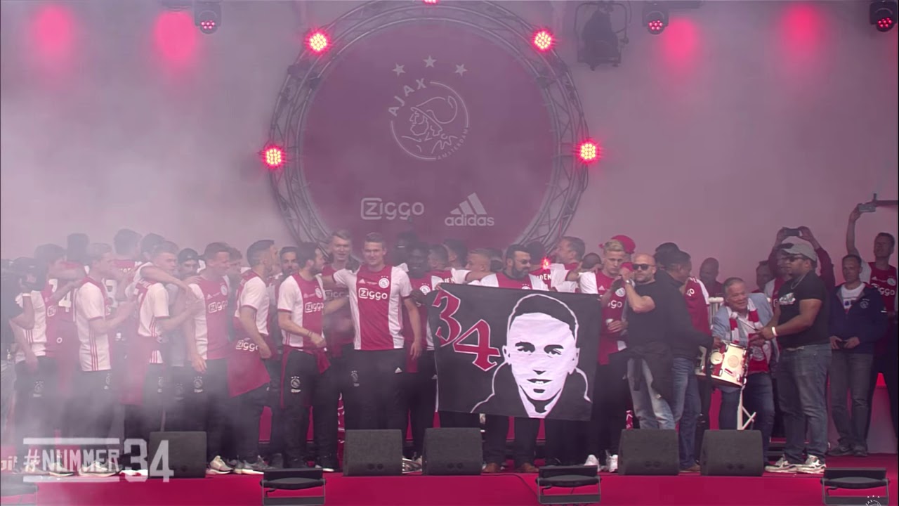 90 Minuten Lang - Pogo 100.000 man | AJAX Huldiging Museumplein 2019