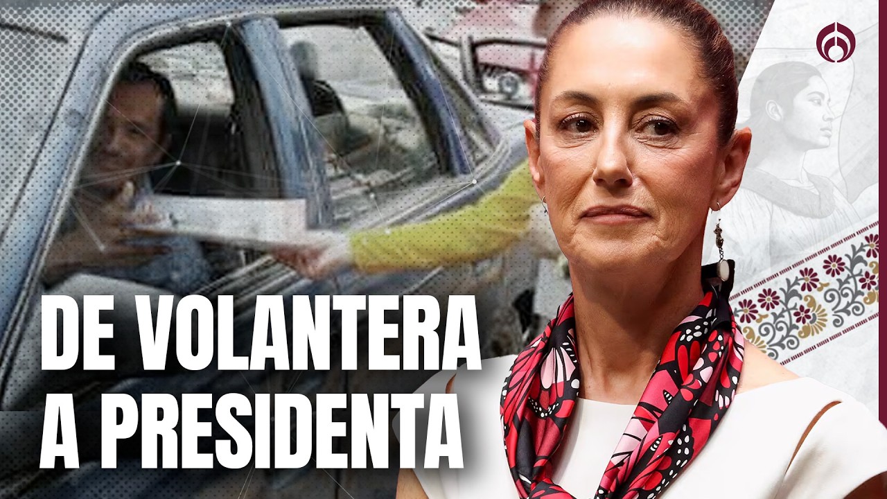 &iexcl;Sheinbaum trabaj&oacute; hasta repartiendo volantes en un sem&aacute;foro!