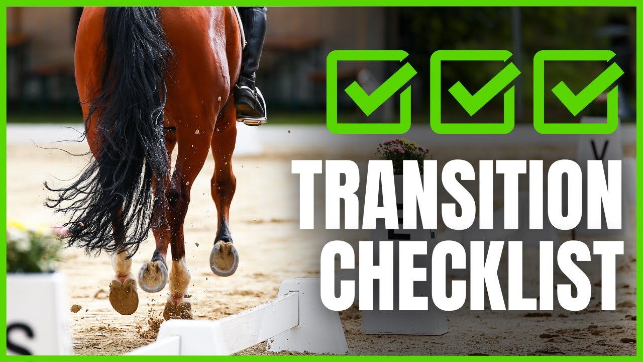Riding GOOD TRANSITIONS from The Complete Online Dressage Course | How To Dressage
