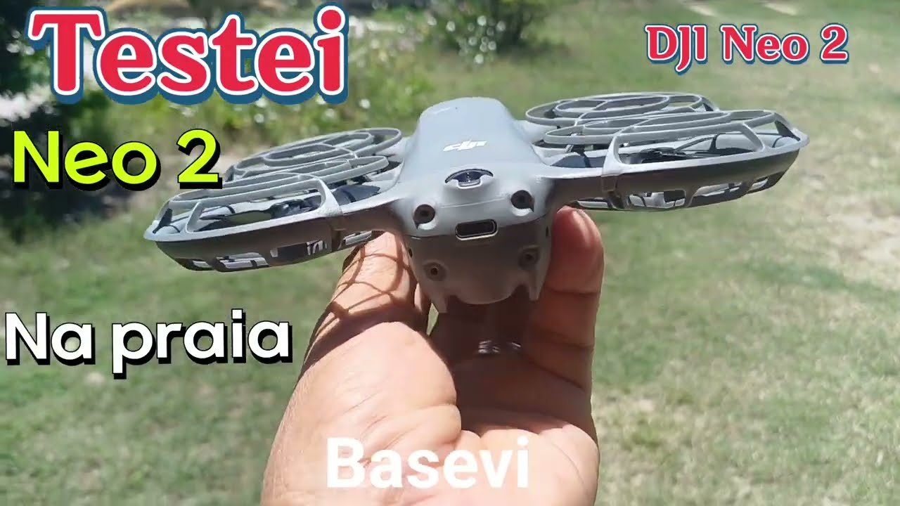 DJI NEO 2 NA PRAIA 
