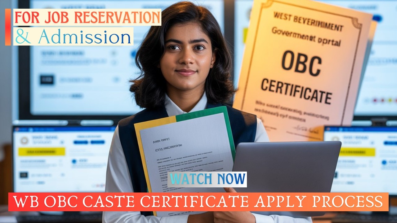 OBC Caste Certificate Apply Online West Bengal | Online Form Apply Tips | WB Form Fill Up