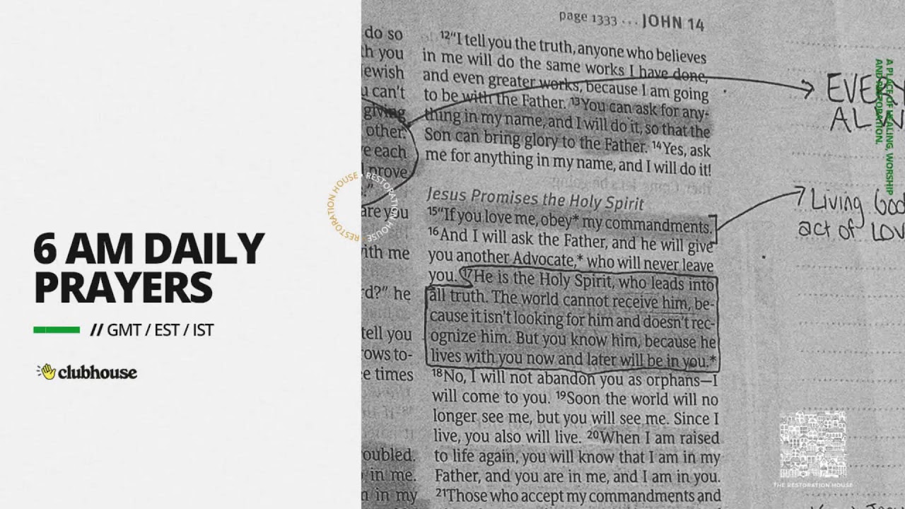 6 AM GMT Morning Prayers | Prayers, Worship, Scripture Reading  | 02/02/026