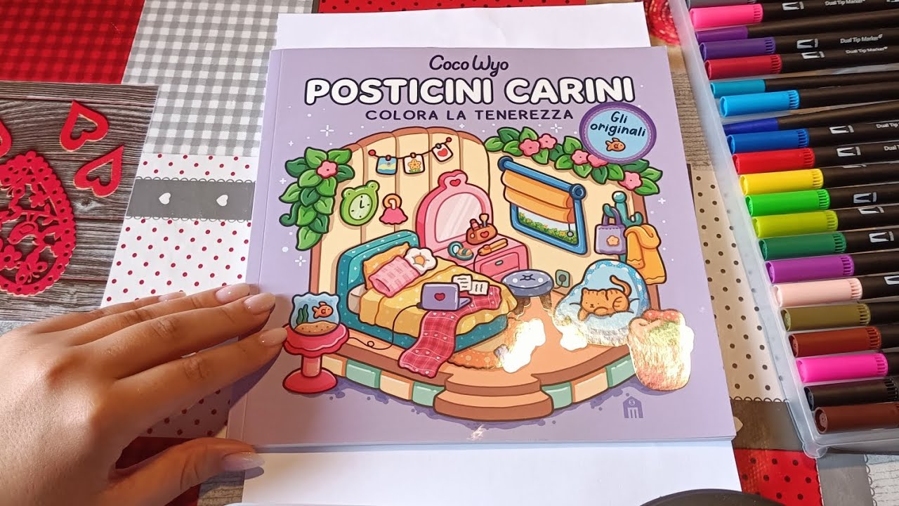 ASMR ITA✨ COLORIAMO I POSTICINI CARINI🖍️+ COUNTDOWN DA 100 A 0🌹
