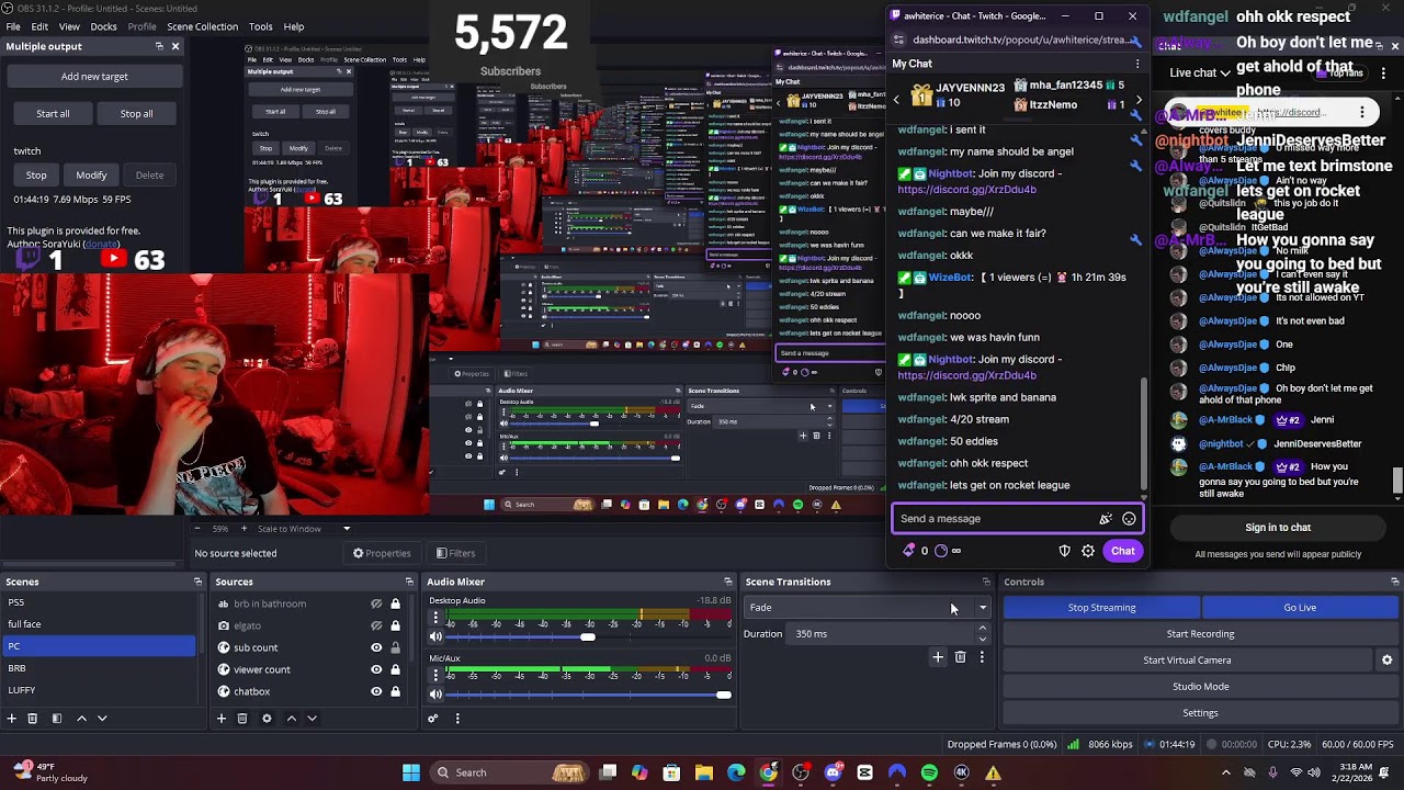 ✊🏿🌹 secret 4 AM stream