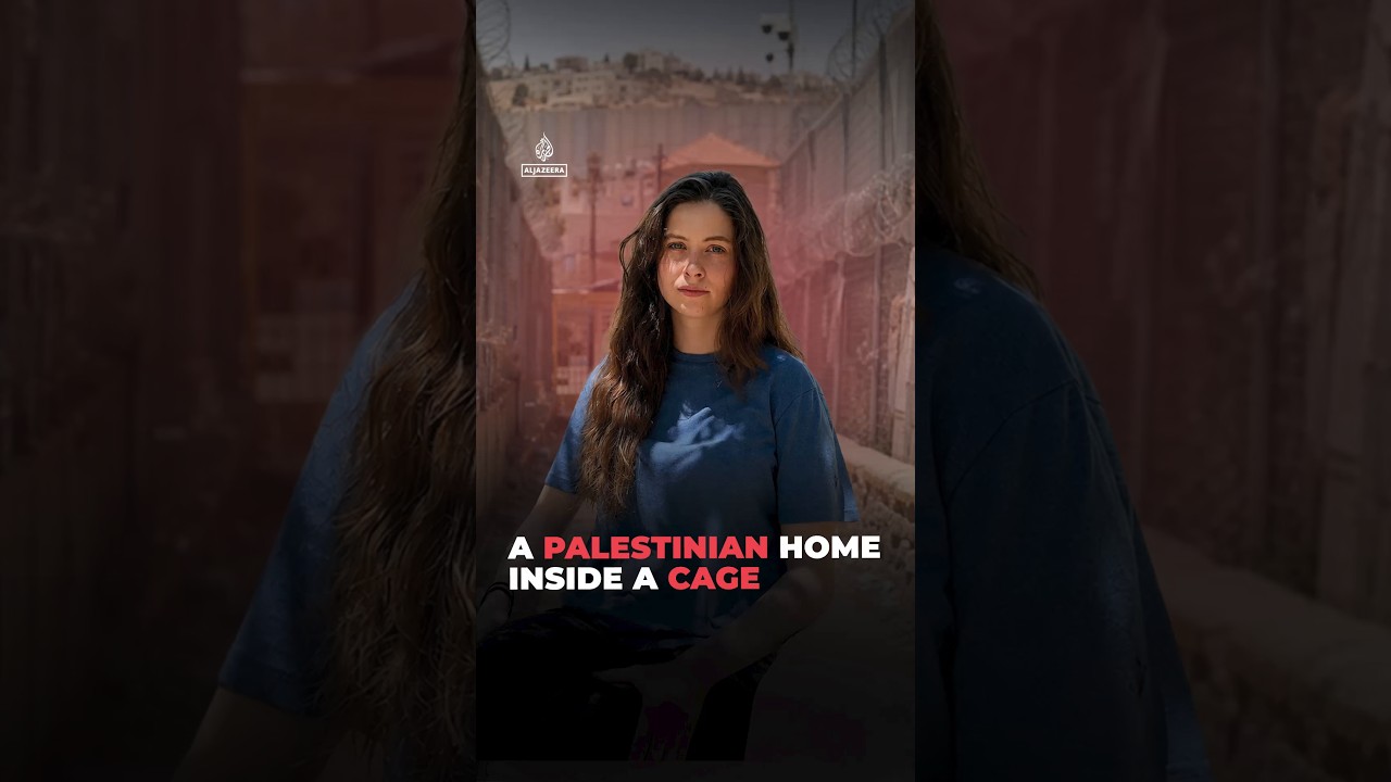 A Palestinian Home Inside a Cage | #AJ shorts