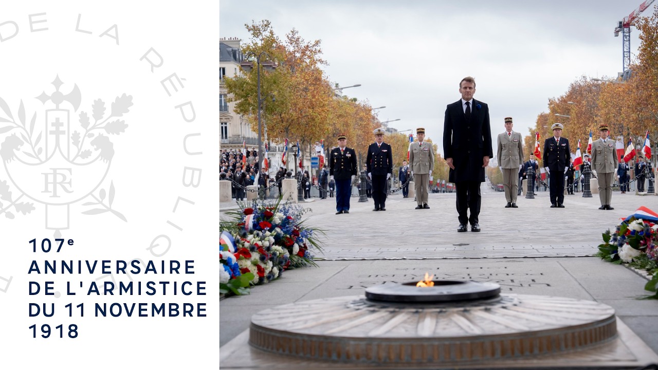 107e anniversaire de l'Armistice du 11 novembre 1918.