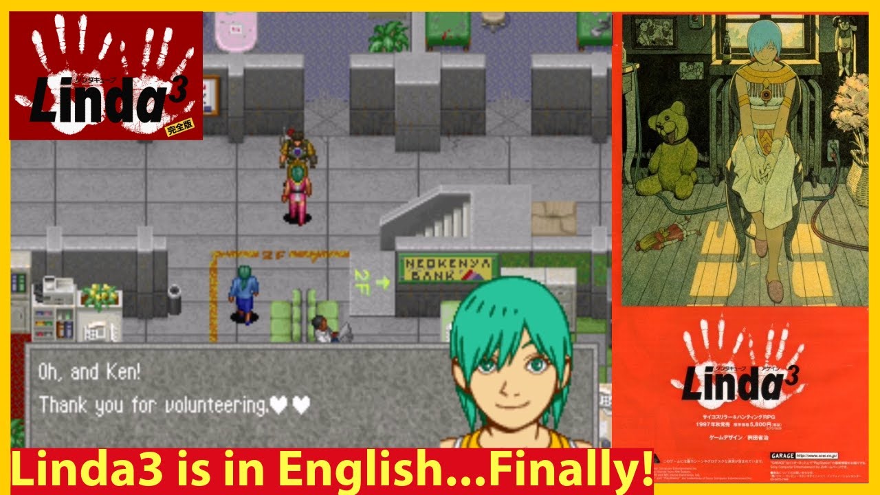 The Weirdest JRPG Just Got an English Translation! Linda Cubed (Linda3) on PS1 In English Finally