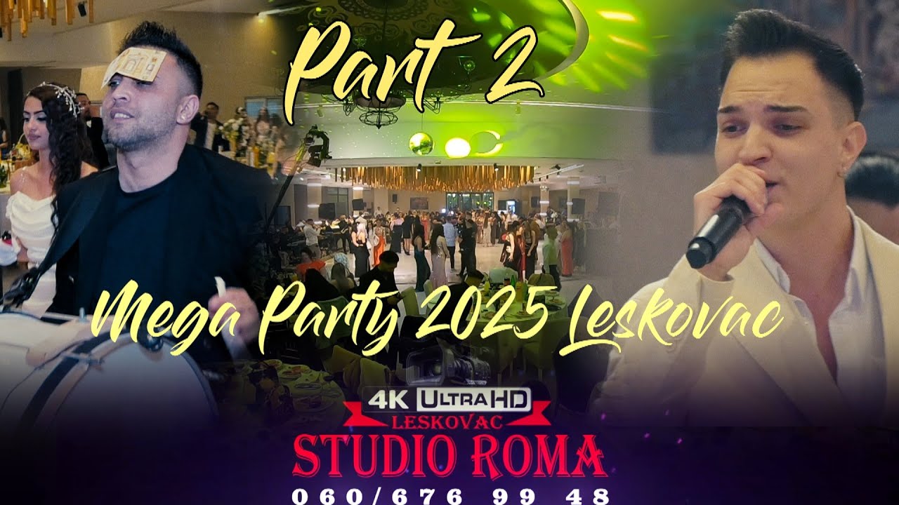 MEGA PARTY 2 LESKOVAC - PART2  - 14.02.2025 ORG,MARTIN BECIROVIC-STUDIO ROMA IVICA 4K LESKOVAC
