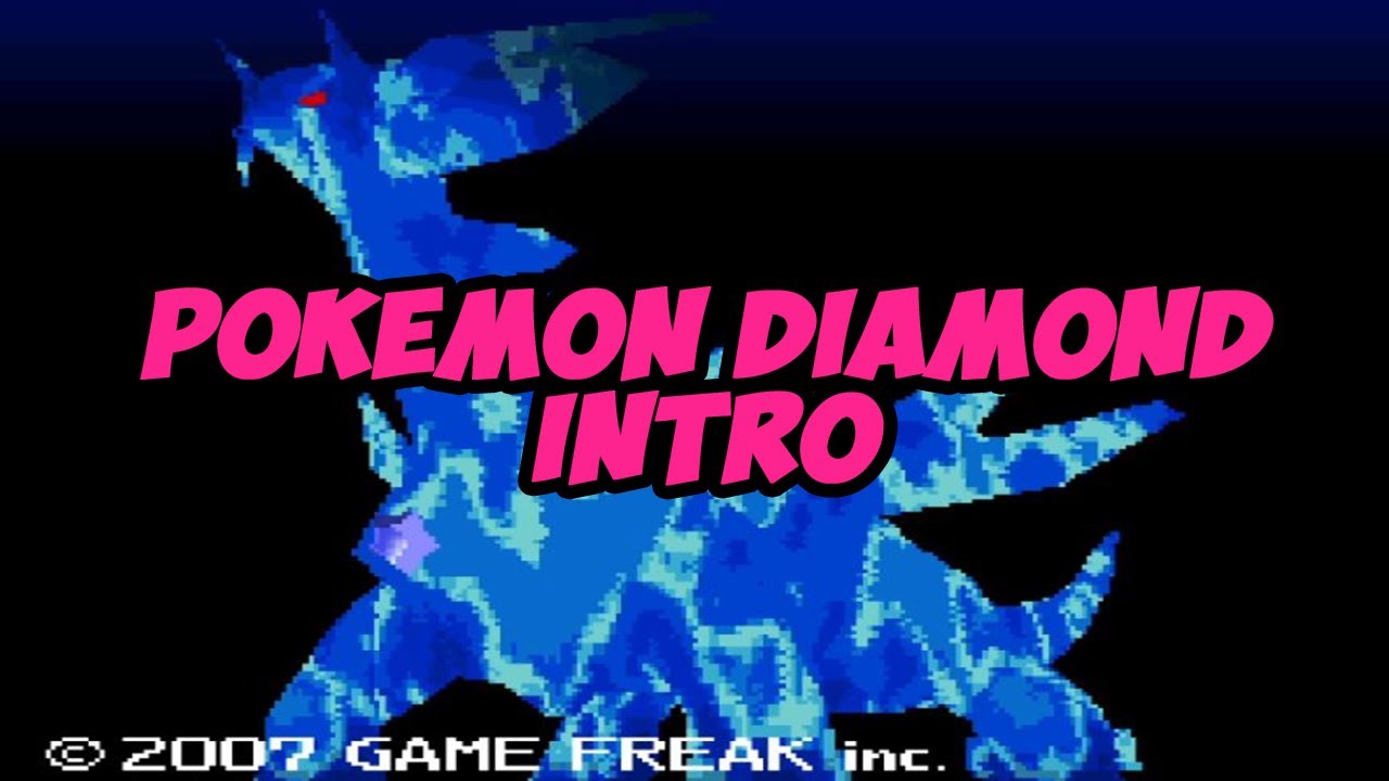 Pokemon Diamond - Intro / Opening Cutscene