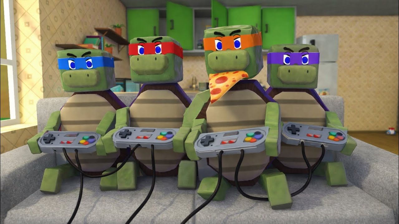 TEENAGE MUTANT NINJA TURTLES #superbearadventure 