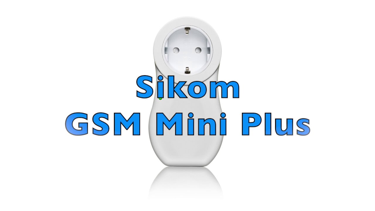 Quickstart guide for GSM Mini Plus remote-controlled socket