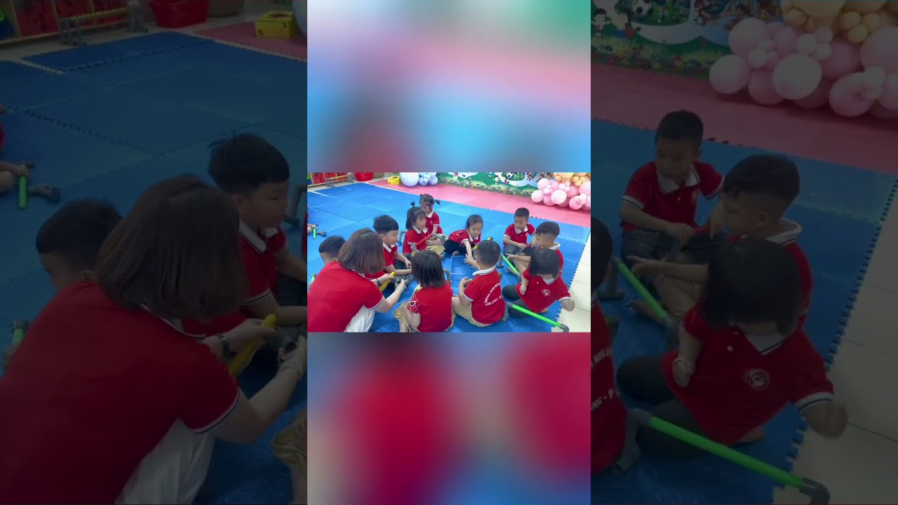 PTTC : Bật qua vật cản 15-20 cm - Lớp 5TA2 Trường Mầm non Lãng Công 