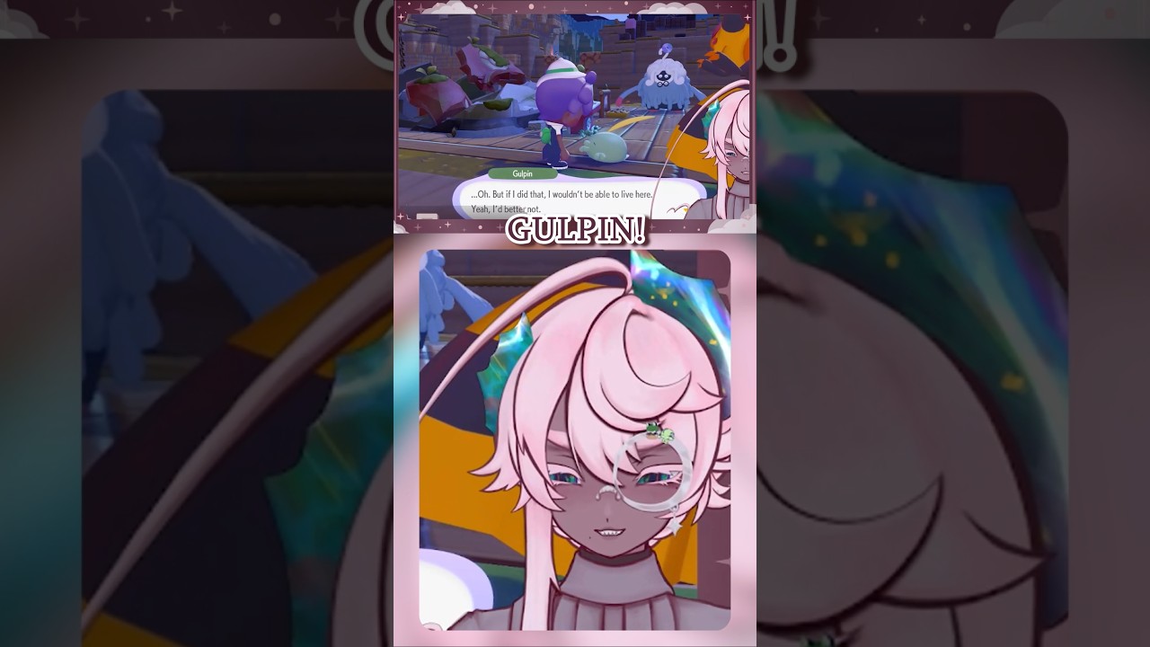 О боже, это Глупин!! #vtuber #vtuberclips #pokémon #pokopia