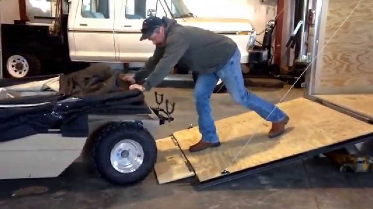 Jason's ice fishing buggy