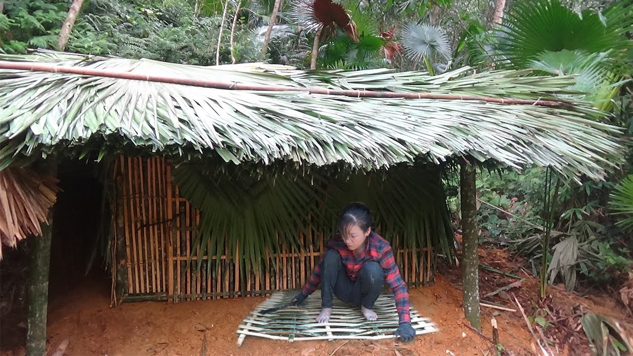 FULL VIDEO: Building Bamboo House For Duck, Bamboo Wall - Free Farm Building New Life In The Village