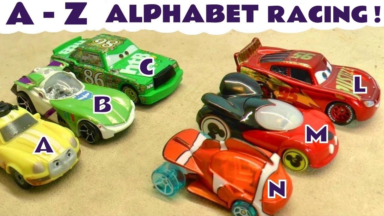 Toy Cars For Kids A-Z Alphabet Car Competitions