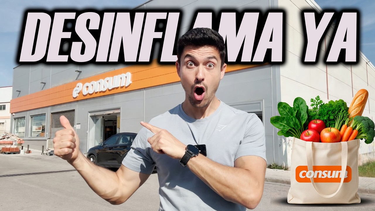 &iquest;MEJOR QUE MERCADONA? 🛒✅ La compra en CONSUM para DESINFLAMAR y Perder Barriga (Rutina incluida)