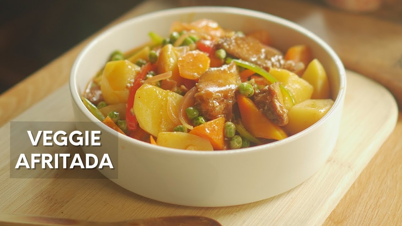 Veggie Afritada Recipe | Vegan Filipino Afritada