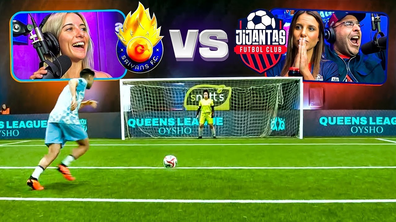 MI PRIMER PENALTI EN LA QUEENS LEAGUE | SAIYANS VS JIJANTAS - TheGrefg