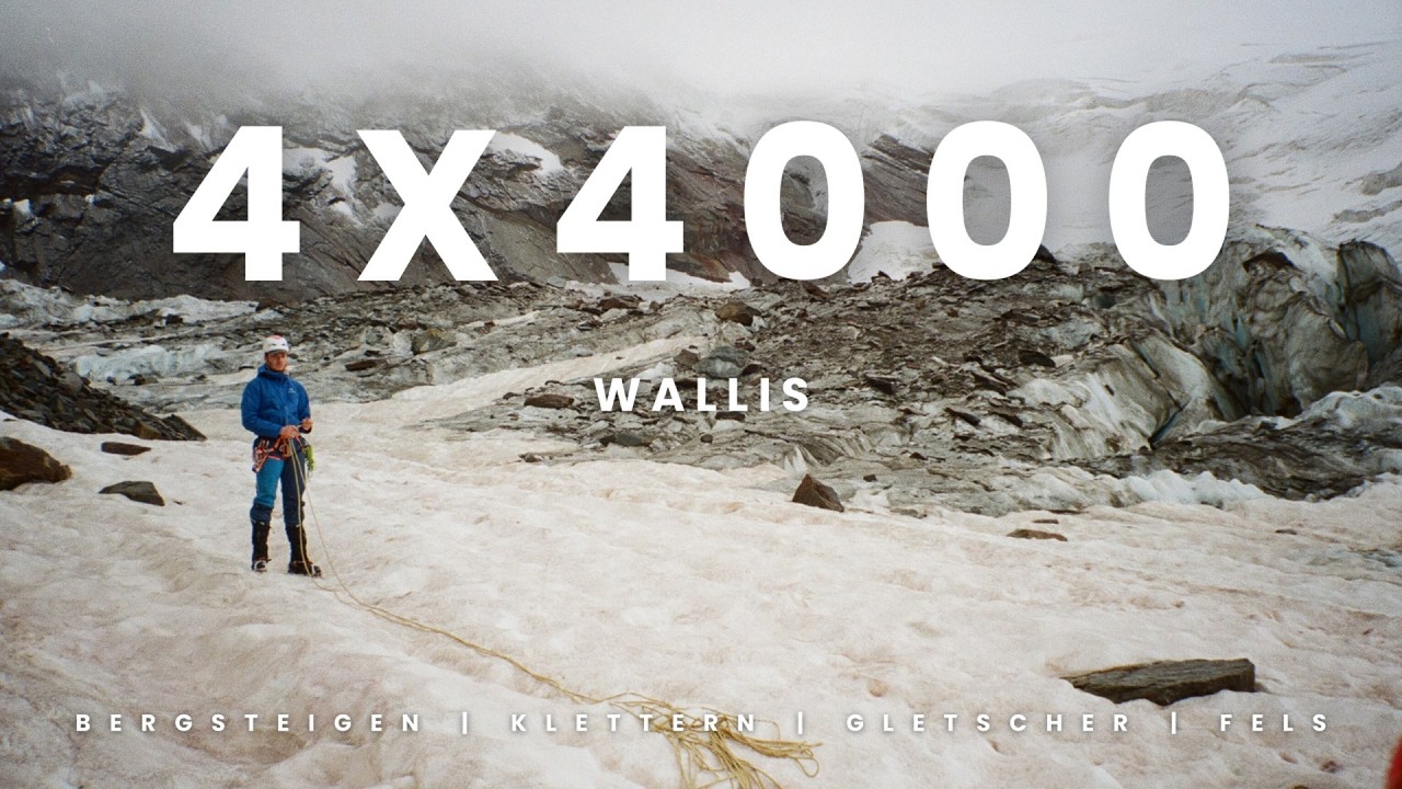 4x4000 // Vier leichte 4000er im Wallis + Spaltensturz