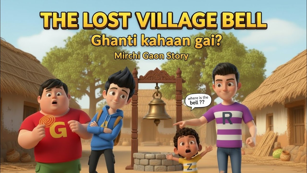 GODU GANG | A Fun Kids Story About Friendship | Where Did the Bell Go? | GODU GANG in Mirchi Gaon!