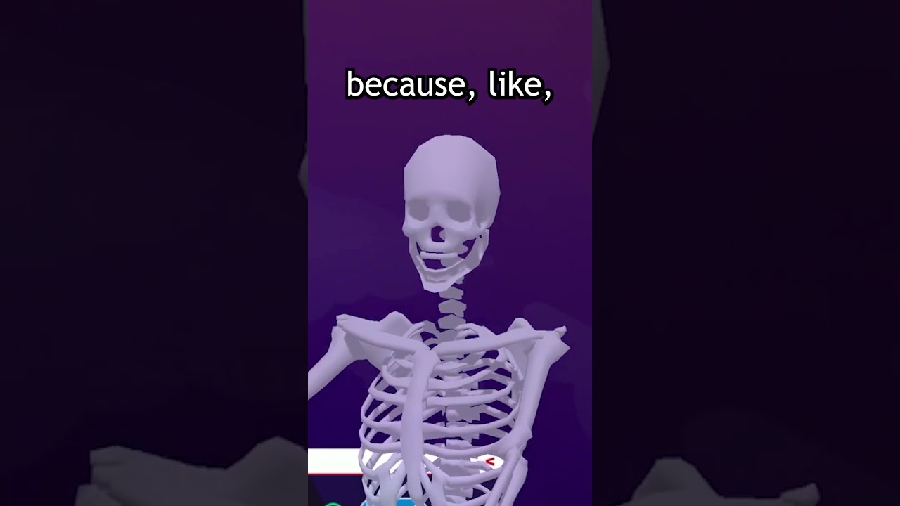 being a skeleton has its perks