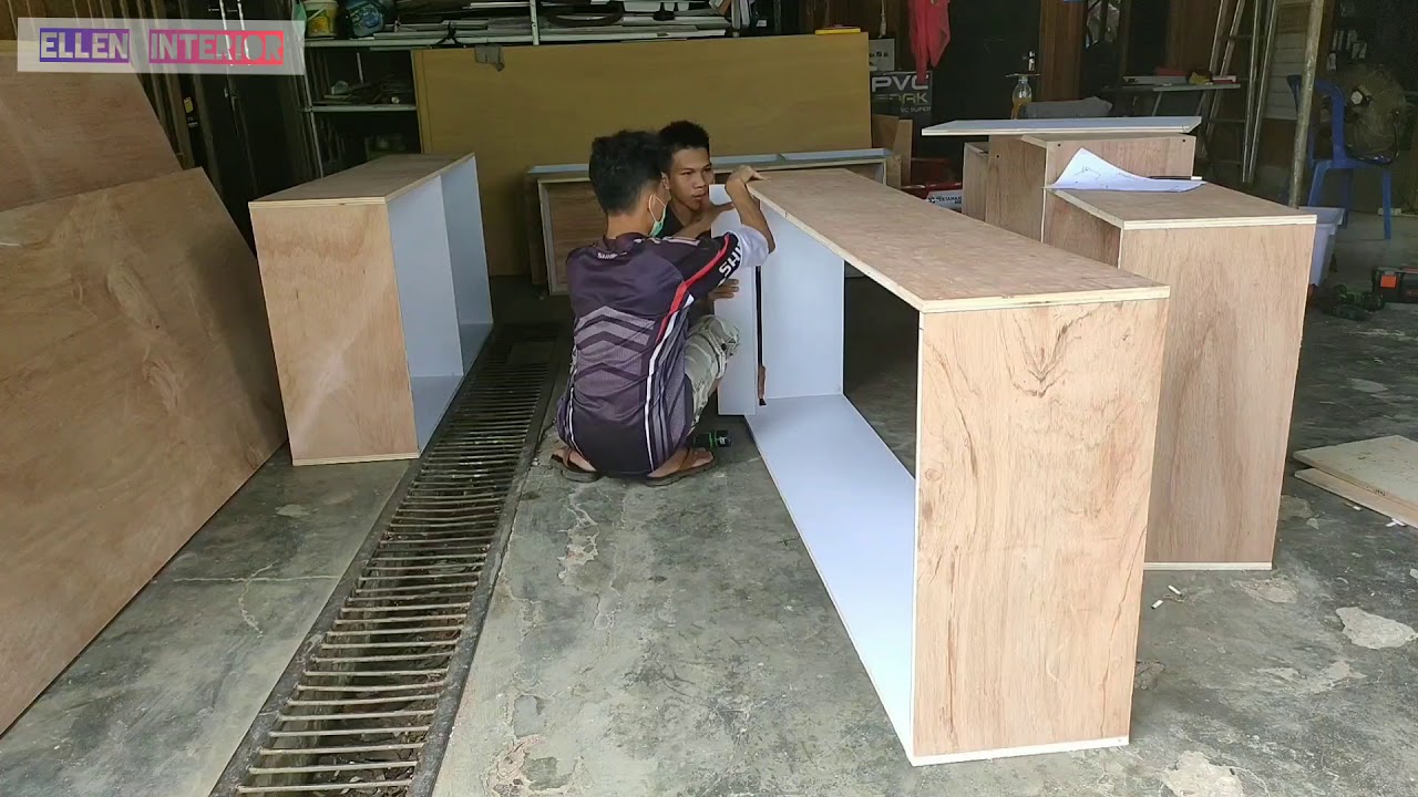 Perakitan Awal Kitchen Set HPL Part 1