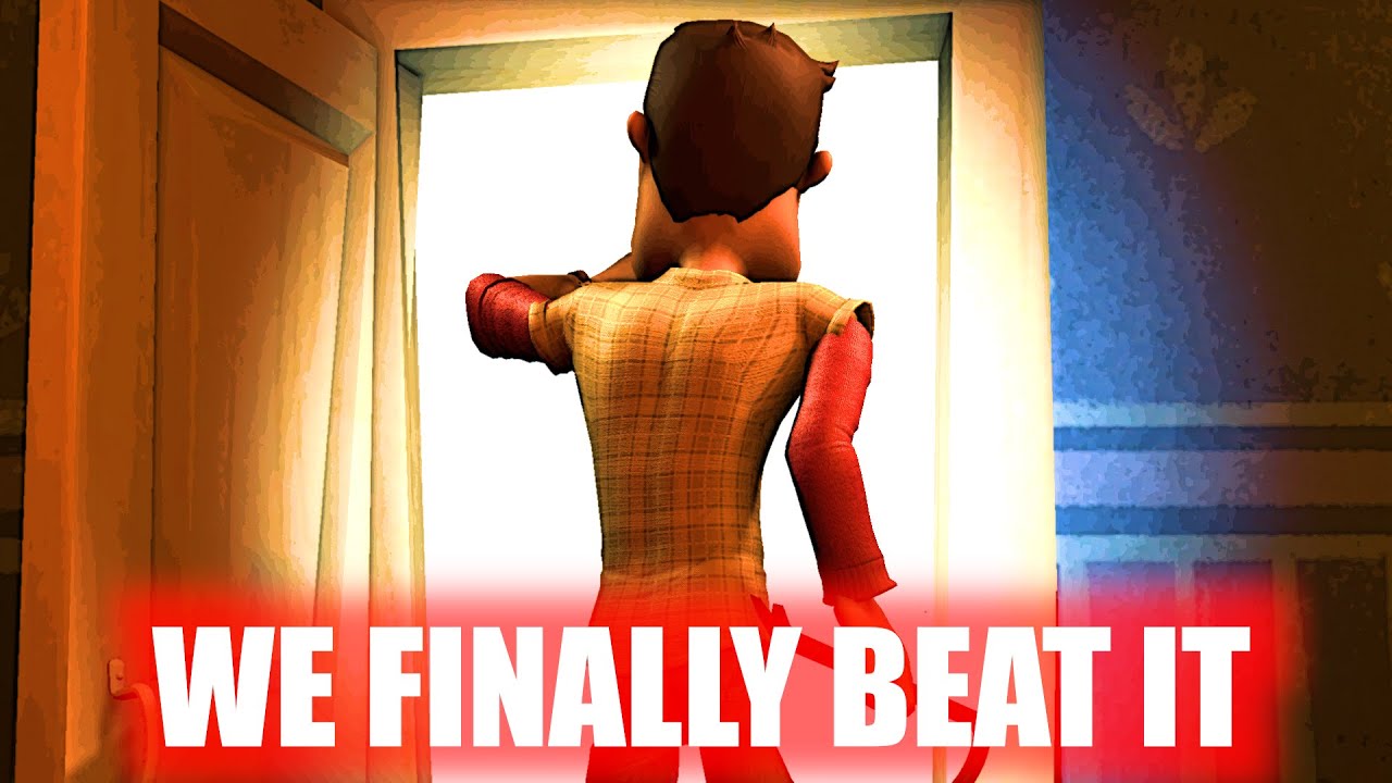 FINALLY BEATING THE WORST ALPHA YET - Hello Neighbor Alpha 3 (ending)
