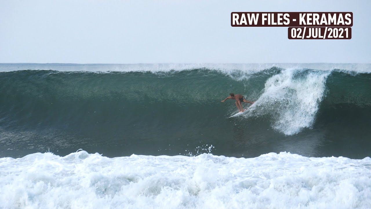 When Nobody Thinks to Surf Epic Keramas in the Dry Season - RAWFILES - 02/JUL/2021 4k