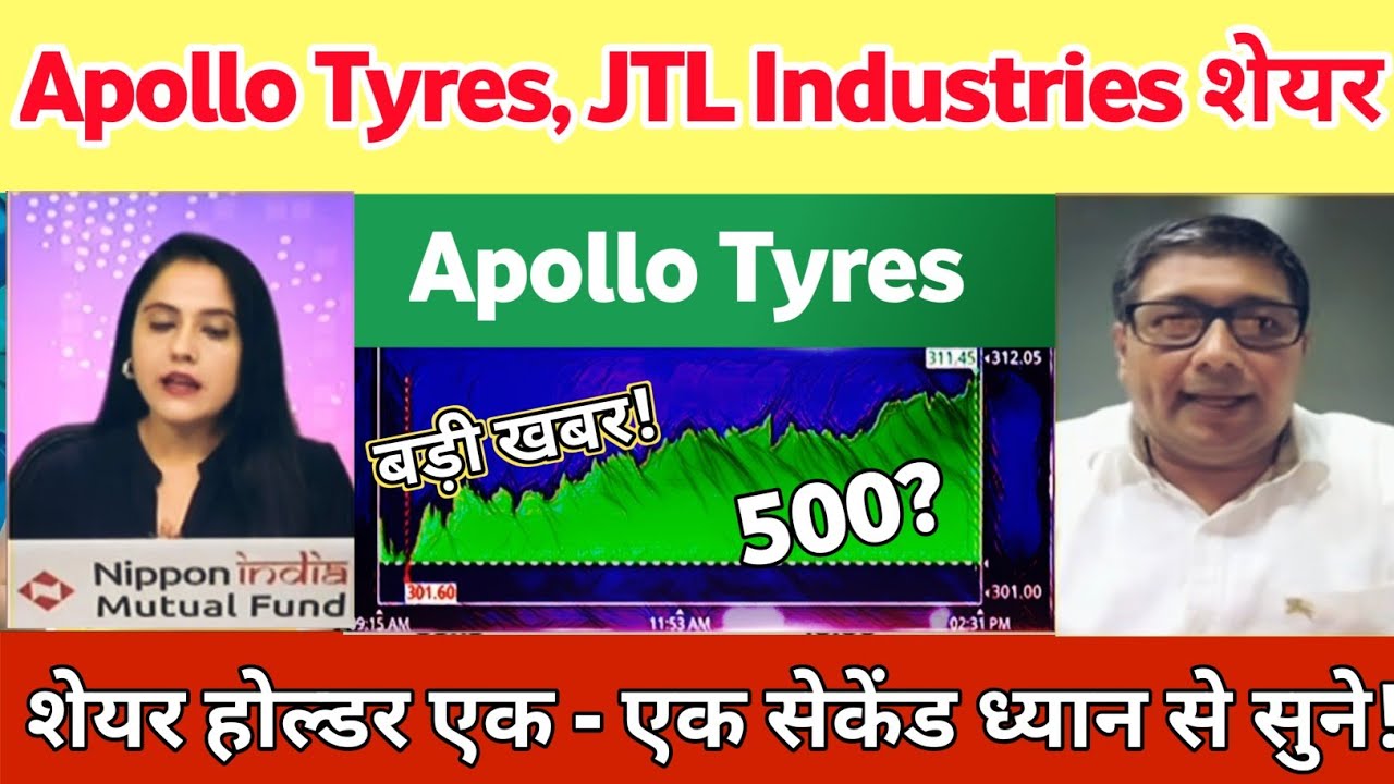 Apollo Tyres Share Latest News | Jtl Industries Share Latest News, analysis 03 July 2025