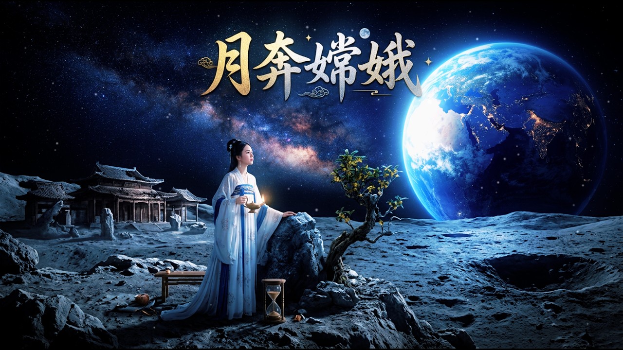 【虐心原創】如果能重來，嫦娥還會飛天嗎？《月奔嫦娥》：「我是神仙，還是囚犯？」380萬公里的遠距離戀愛 💔《月奔嫦娥》：原來愛，是回不去也走不到的盡頭。喝下仙藥後，她後悔了...史詩級悲傷情歌