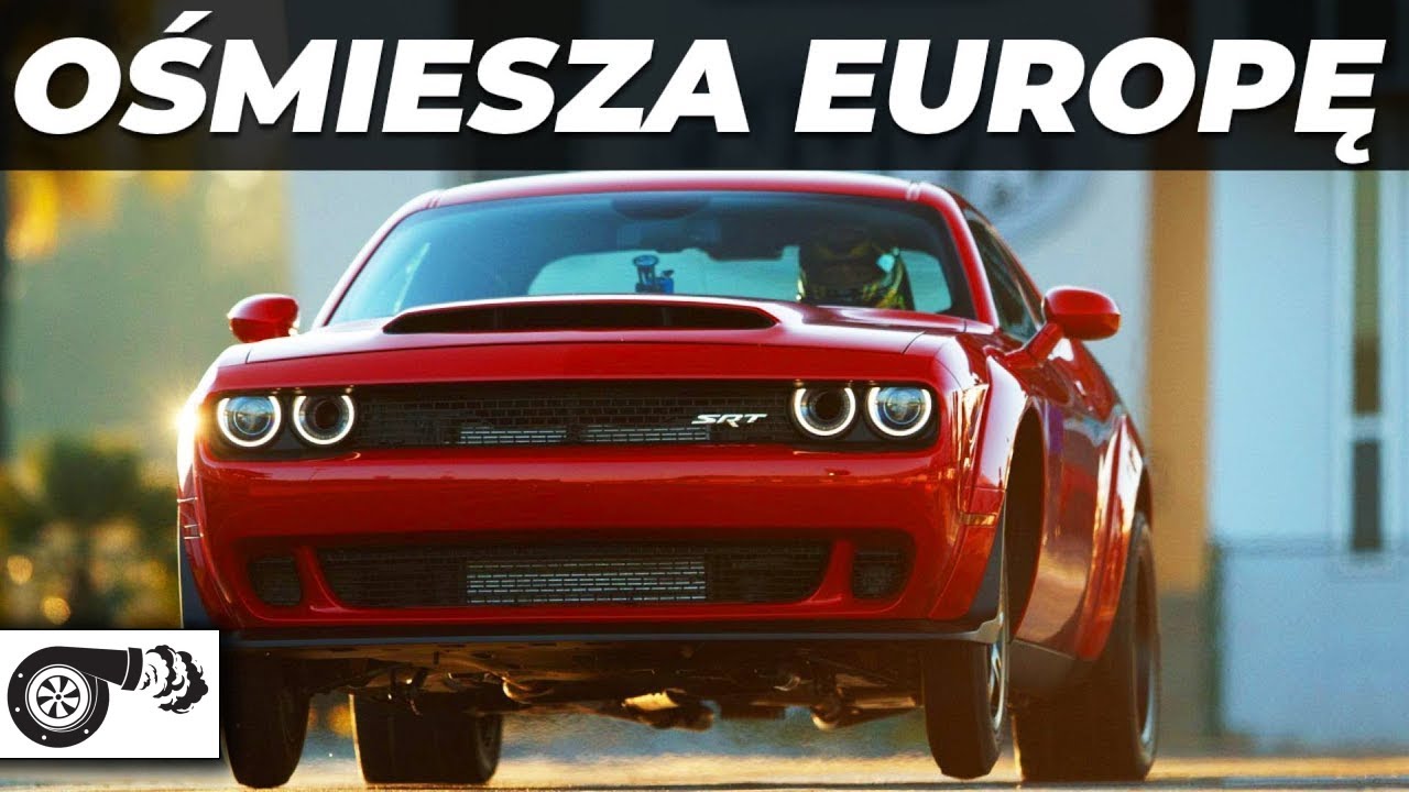 Dodge Demon - Dragster ledwo legalny na drogach 😮  Analiza techniczna rekordzisty na 1/4 mili.
