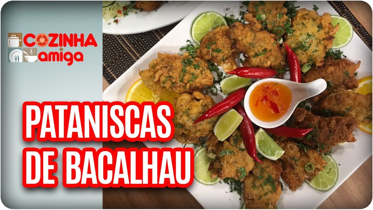 Pataniscas de Bacalhau com Geleia de Alho - Patricia Gonçalves | Cozinha Amiga (06/09/17)