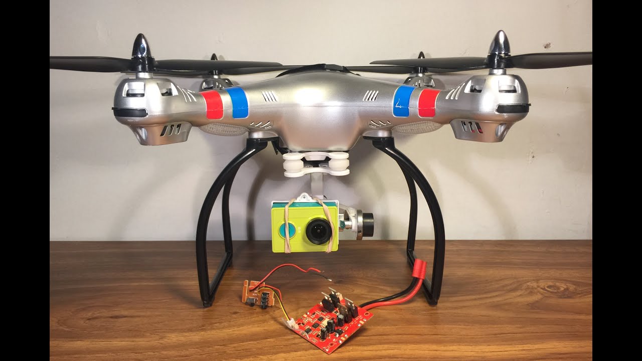 SYMA X8G BOARD REPLACEMENT AND GIMBAL ATTACHMENT