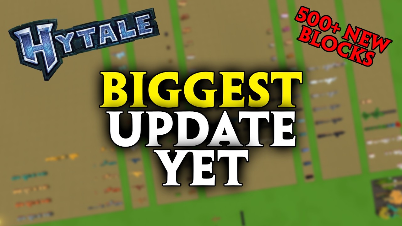 500+ New Blocks, EXCLUSIVE Generation Info From Simon, TREES, and More Hytale Update 4 Pre Release 5