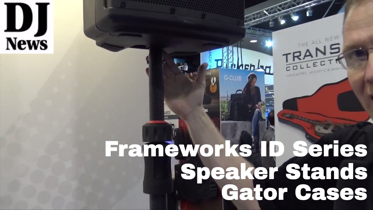 #GatorCases Frameworks ID Series Adjustable Speaker Stands With Lift Assist | Disc Jockey News