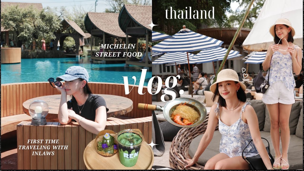 thailand vlog 🇹🇭 曼谷百貨泰好逛！包車到處吃 🍜 米其林路邊小吃 冬陰功媽媽麵、海鮮市場、芒果糯米飯  | It's Jcnana 蒨蒨