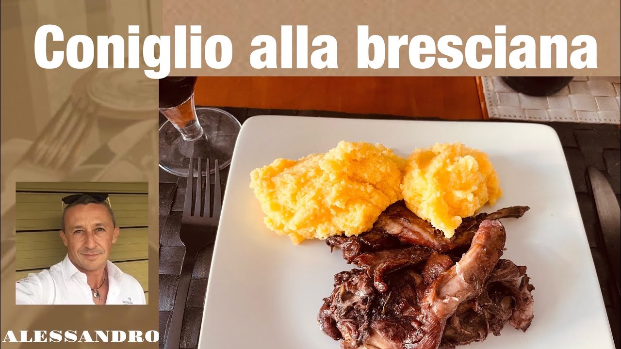 Come cucinare il coniglio alla bresciana con polenta