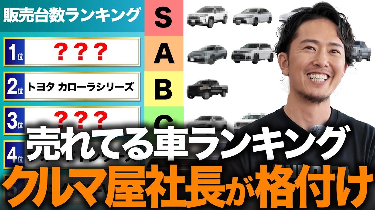 【大人気】世界で最も売れてる車TOP10！プロが格付け＆リセール評価を徹底解説！